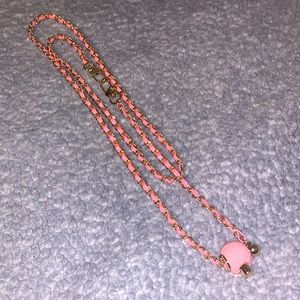 Pink & Gold NWOT Unused Chain Adjustable Bag Chain (LV pouch/bag NOT included)